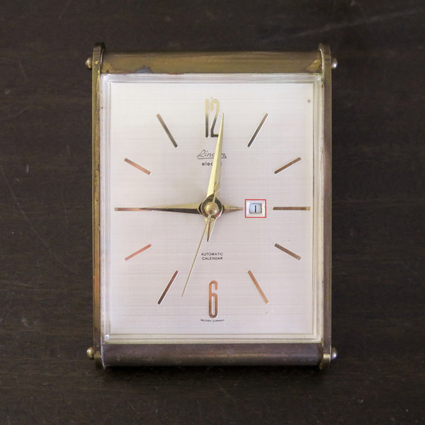brass desk clock brass desk clock