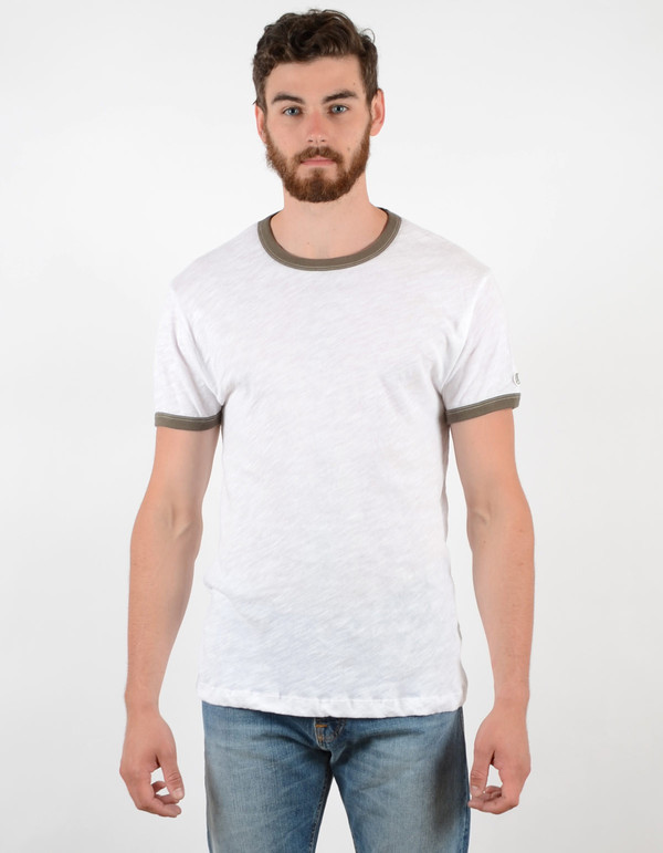Men's Todd Snyder x Champion Short Sleeve Ringer Tee Surplus Men's Todd Snyder x Champion Short Sleeve Ringer Tee Surplus