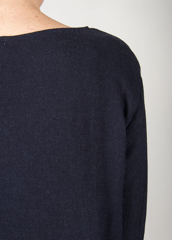 Black Crane - Plain Dress in Eggplant Black Crane - Plain Dress in Eggplant