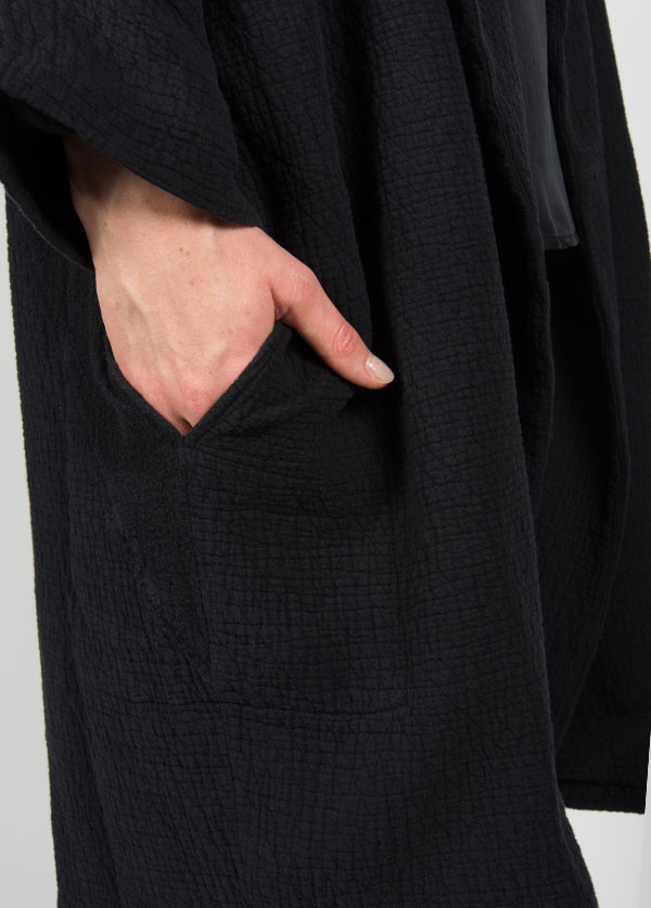 Black Crane - Quilt Coat in Black Black Crane - Quilt Coat in Black