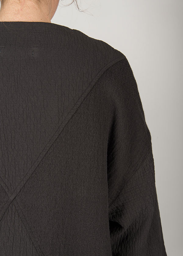 Black Crane - Quilt Coat in Ebony Black Crane - Quilt Coat in Ebony