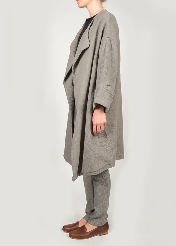 Black Crane - Quilt Coat in Grey Black Crane - Quilt Coat in Grey