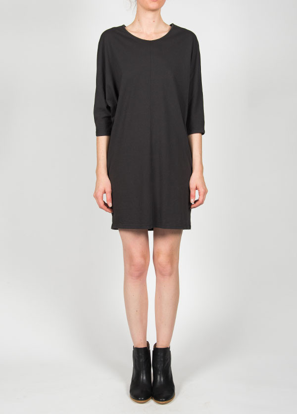 Black Crane - Wide Dress in Ebony Black Crane - Wide Dress in Ebony