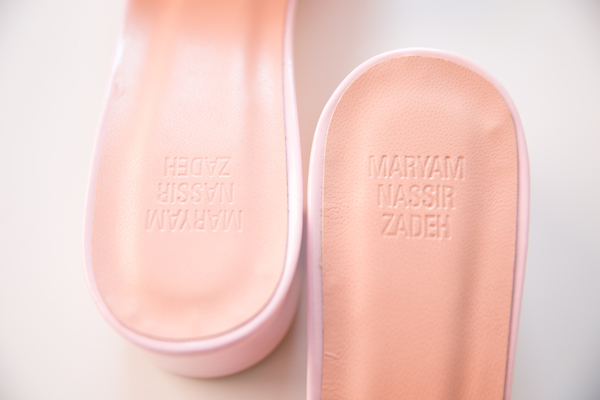 Maryam Nassir Zadeh sophie patent slide Maryam Nassir Zadeh sophie patent slide