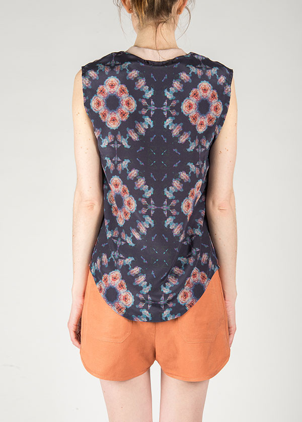 Collina Strada - Shiloh Tank in Roses Collina Strada - Shiloh Tank in Roses
