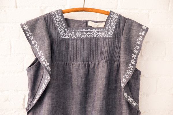 vanessa bruno athé chambray blouse vanessa bruno athé chambray blouse