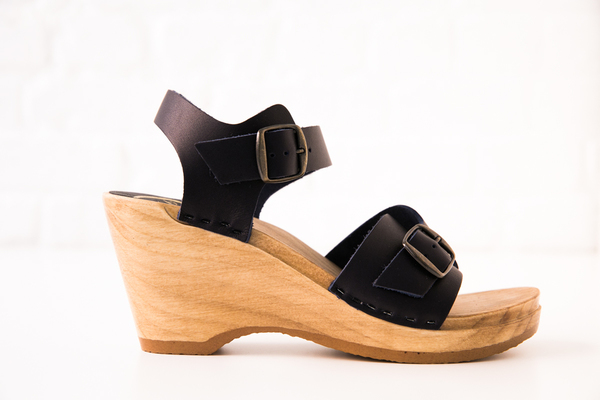 no.6 elenor clogs on wedge no.6 elenor clogs on wedge