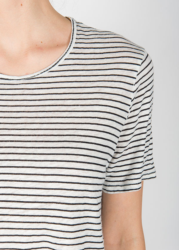 Dolan - Short Sleeve Crew Neck Tee in Lost Coast Stripe Dolan - Short Sleeve Crew Neck Tee in Lost Coast Stripe
