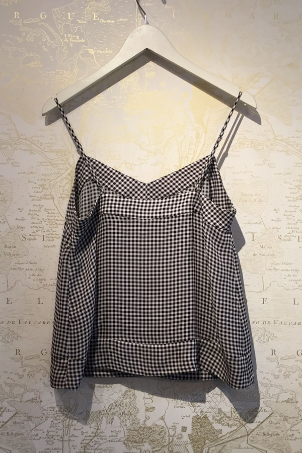 Jenni Kayne Gingham silk cami Jenni Kayne Gingham silk cami