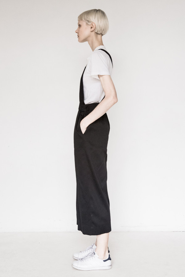 Index Cotton Black Overalls Index Cotton Black Overalls