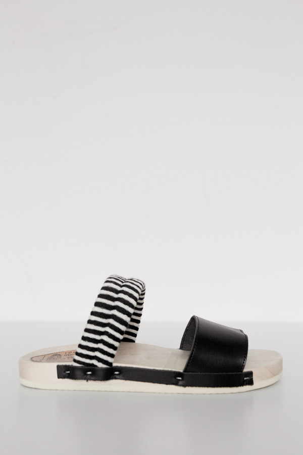 Rosa Mosa Leather/Wood Bobo Sandal Rosa Mosa Leather/Wood Bobo Sandal