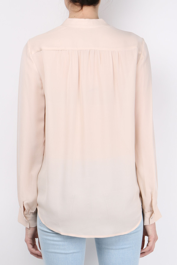 L'agence Bianca Band Collar Blouse L'agence Bianca Band Collar Blouse