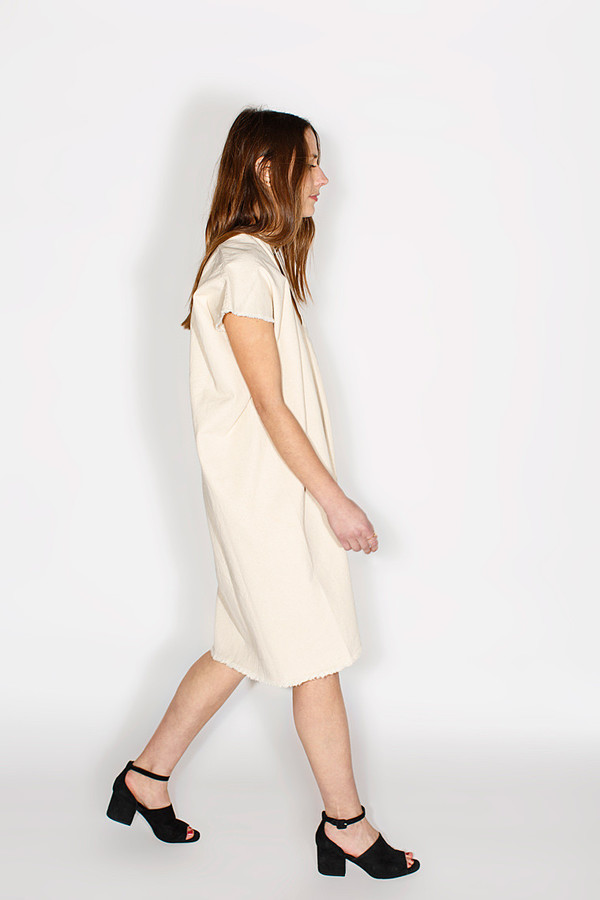 Miranda Bennett - Everyday Dress, Cropped Denim in Natural Miranda Bennett - Everyday Dress, Cropped Denim in Natural