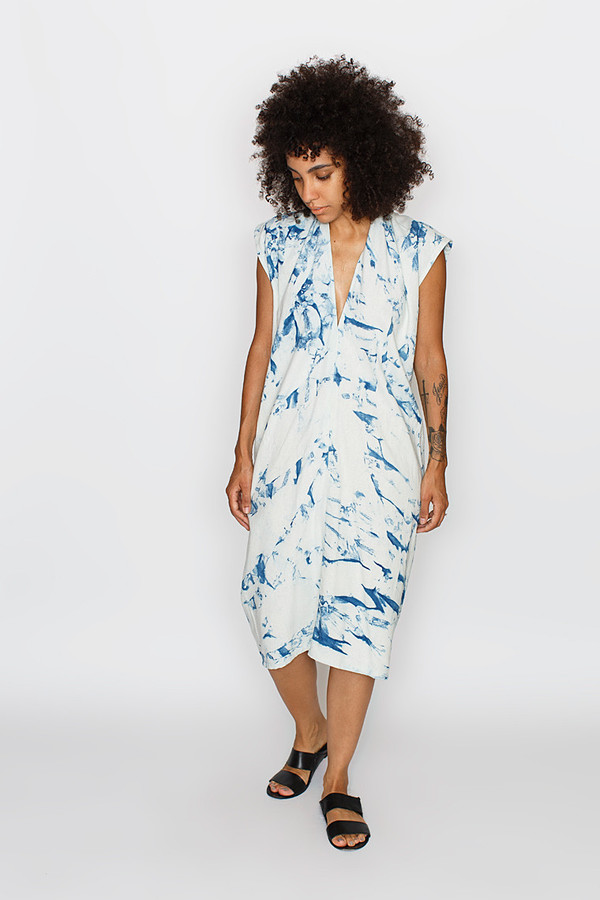 Miranda Bennett Everyday Dress, Silk Noil in Arashi Miranda Bennett Everyday Dress, Silk Noil in Arashi
