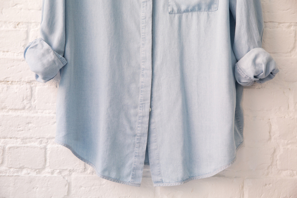 acne studios addle fluid light denim shirt acne studios addle fluid light denim shirt
