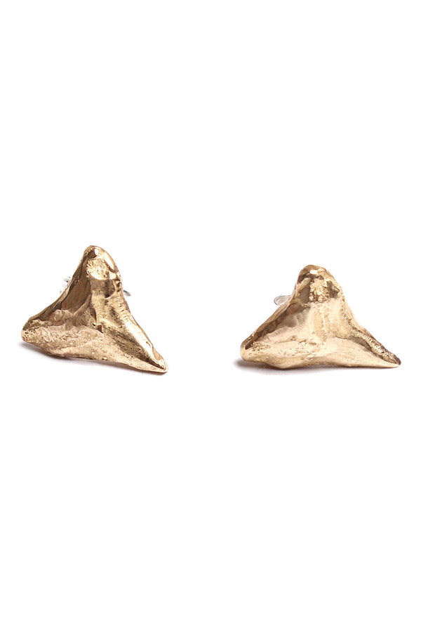 Sarah Dunn Bronze Shark Tooth Studs Sarah Dunn Bronze Shark Tooth Studs