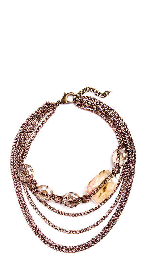 Grayling Chocolate Ivy Necklace in Rose Grayling Chocolate Ivy Necklace in Rose