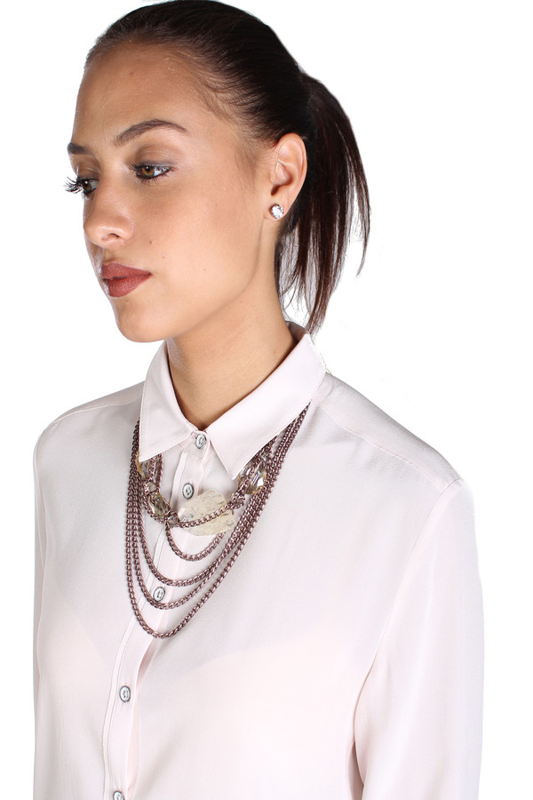 Grayling Chocolate Ivy Necklace in Rose Grayling Chocolate Ivy Necklace in Rose