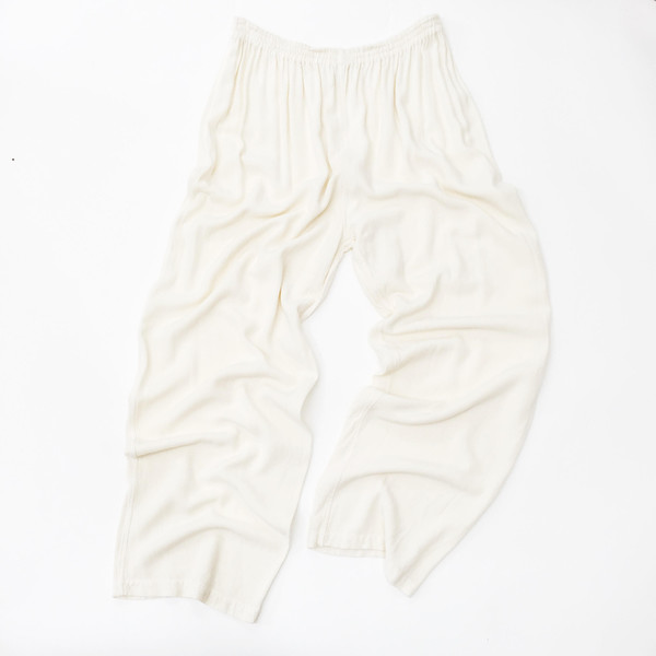 Johan Vintage Ivory Full Length Easy Pant Johan Vintage Ivory Full Length Easy Pant