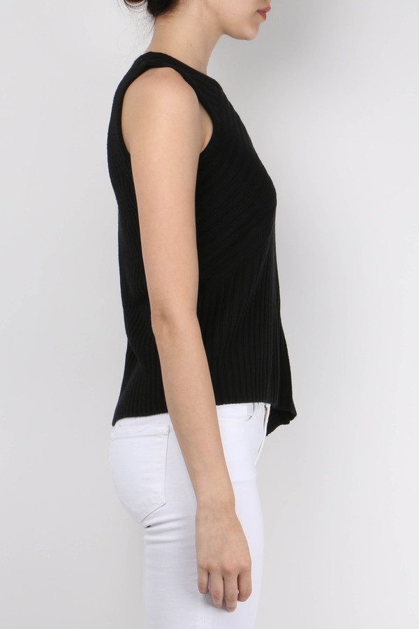 Jonathan Simkhai Angle Rib Knit Top Jonathan Simkhai Angle Rib Knit Top