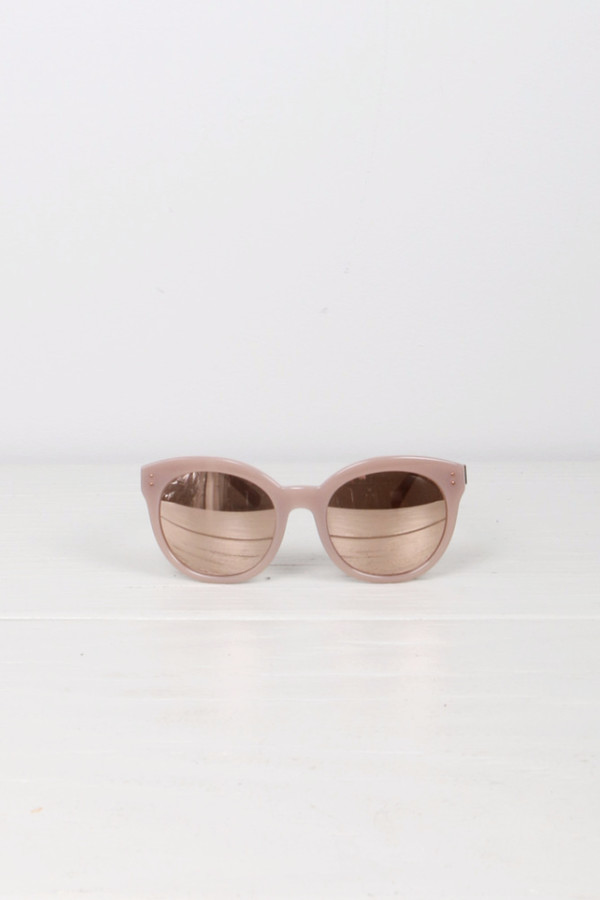 Linda Farrow Round Cat Eye Rose Linda Farrow Round Cat Eye Rose