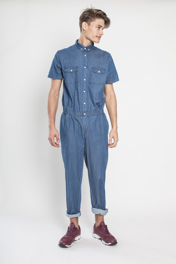 Unisex Standard Issue jumper in Medium Blue Unisex Standard Issue jumper in Medium Blue