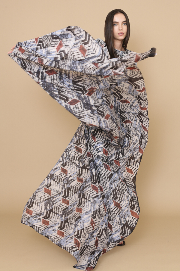 Osei-Duro Bena Scarf in Dulse Osei-Duro Bena Scarf in Dulse