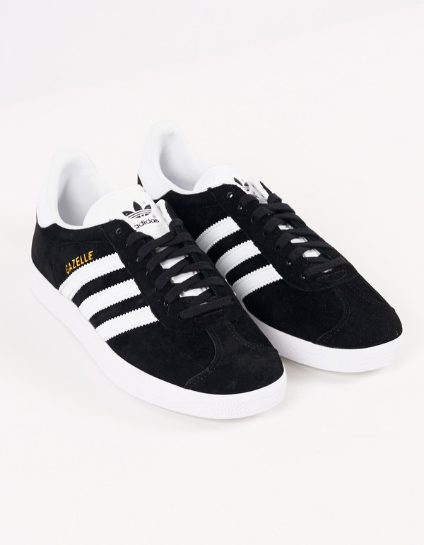 Adidas Gazelle Core Black White Gold Adidas Gazelle Core Black White Gold