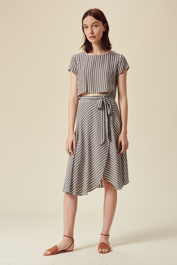 Stil. San Pedro Skirt in Stripe Stil. San Pedro Skirt in Stripe