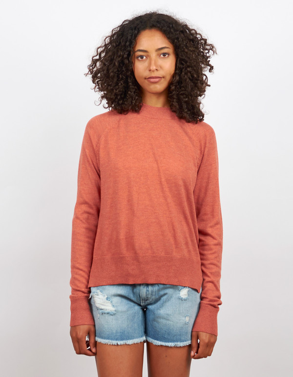 Just Female Neptune Knit Marsala Melange Just Female Neptune Knit Marsala Melange