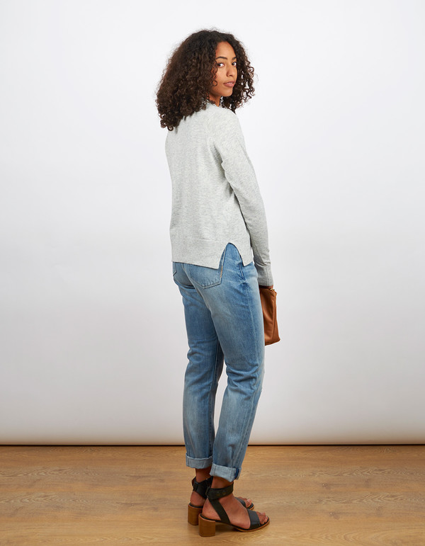 Just Female Neptune Knit Silver Cloud Just Female Neptune Knit Silver Cloud