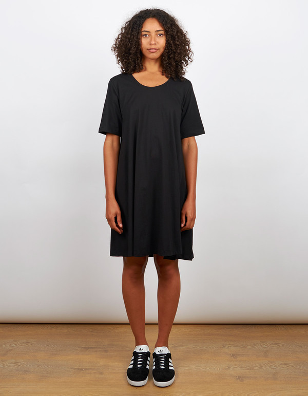 Kowtow Building Block Swing Dress Black Kowtow Building Block Swing Dress Black