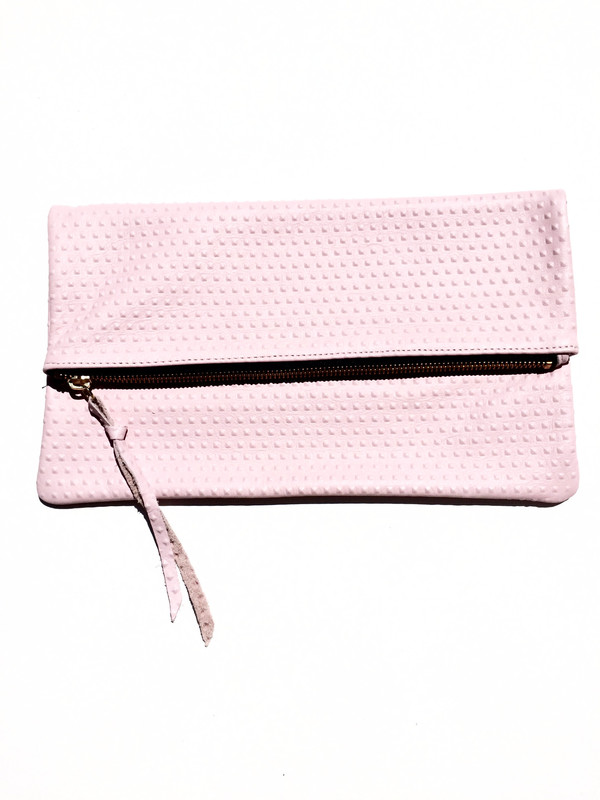 OLIVEVE anastasia in pink divot cow leather OLIVEVE anastasia in pink divot cow leather