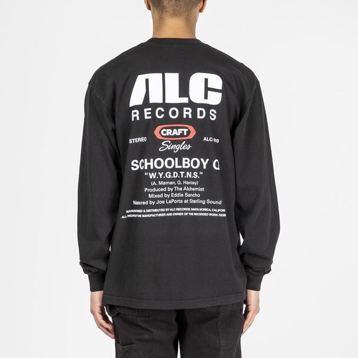ALC Records Craft Singles 10 SBQ Tee Black Garmentory