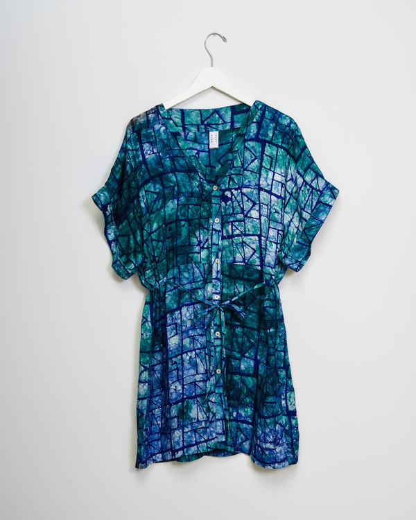 Osei-Duro Toss Kimono in Waterbolt Osei-Duro Toss Kimono in Waterbolt