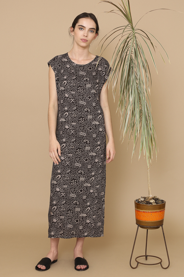 Osei-Duro Maena Boubou in Black Doodle-Bop Osei-Duro Maena Boubou in Black Doodle-Bop