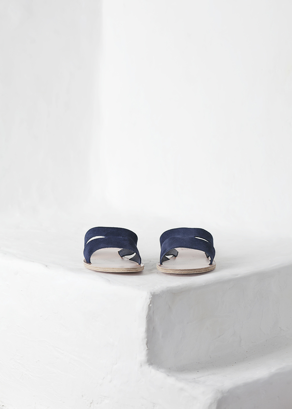 Ancient Greek Sandals Apteros - navy Ancient Greek Sandals Apteros - navy