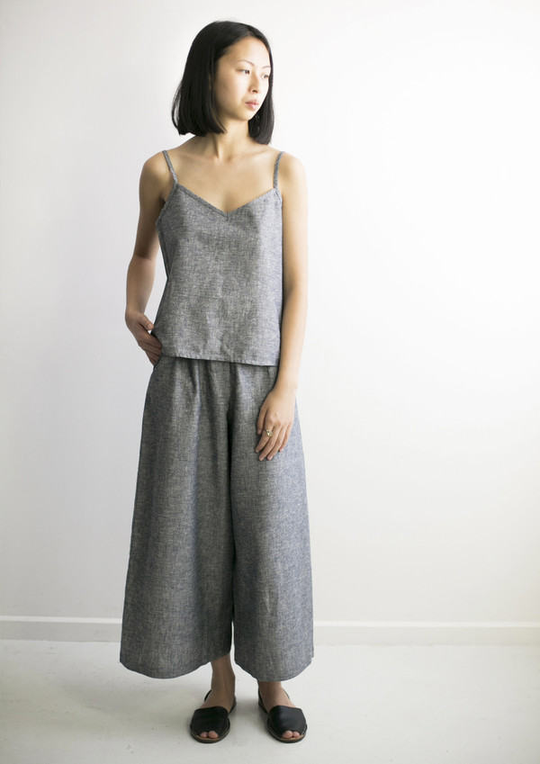 GOOD STUDIOS WOMENS HEMP LINEN SINGLET GOOD STUDIOS WOMENS HEMP LINEN SINGLET