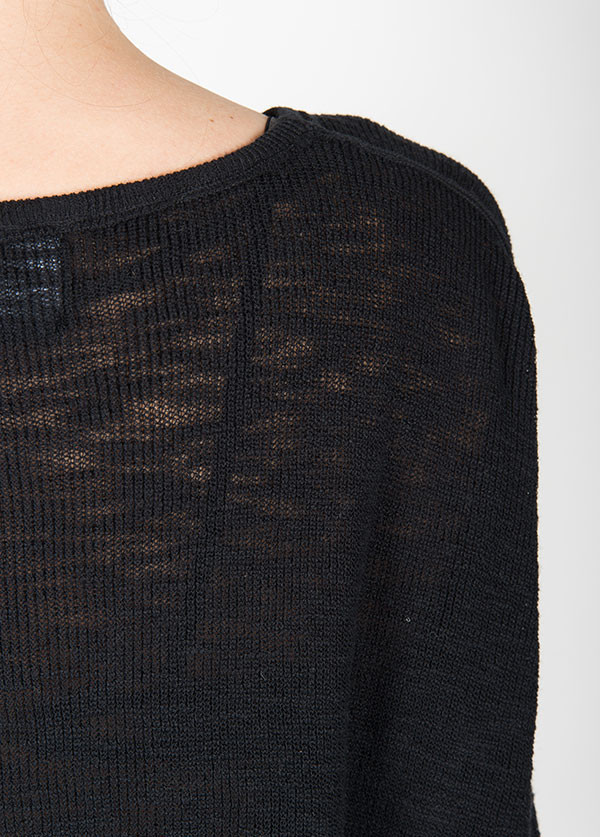 Line Knitwear - The Roundabout in Caviar Line Knitwear - The Roundabout in Caviar