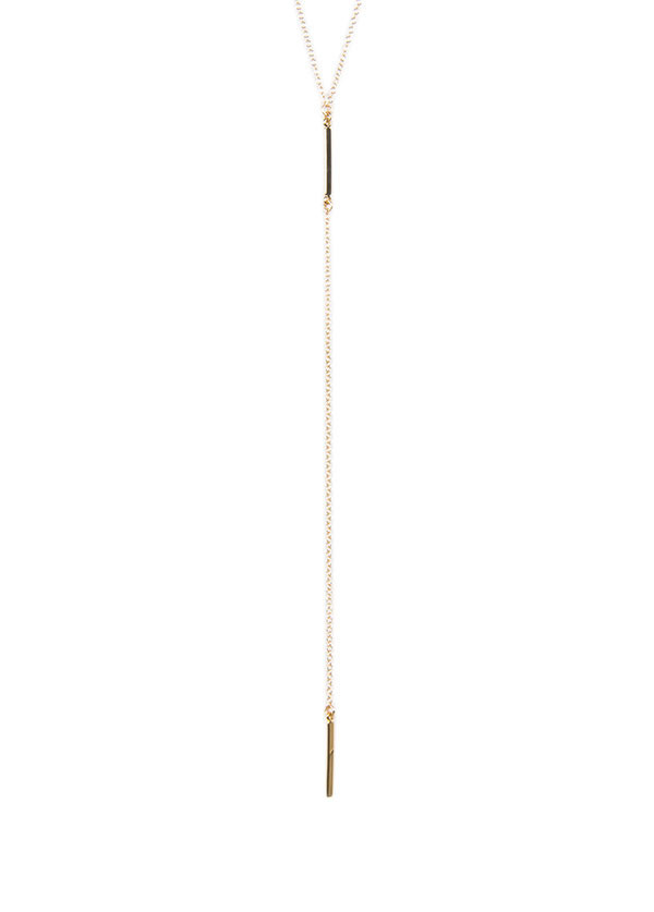 Lisbeth - Lariat Necklace - Silver or Gold Lisbeth - Lariat Necklace - Silver or Gold
