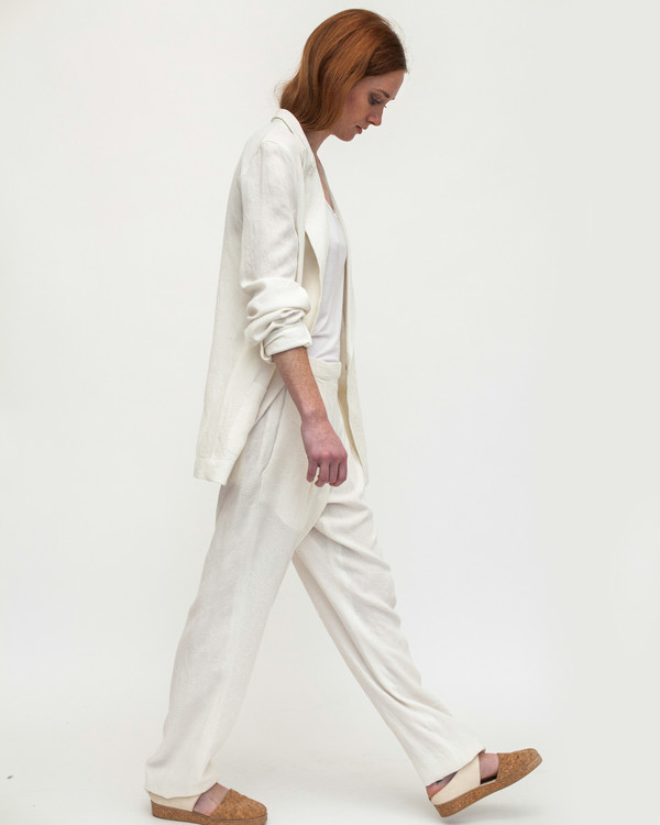 David Michael Chill Pants in White David Michael Chill Pants in White