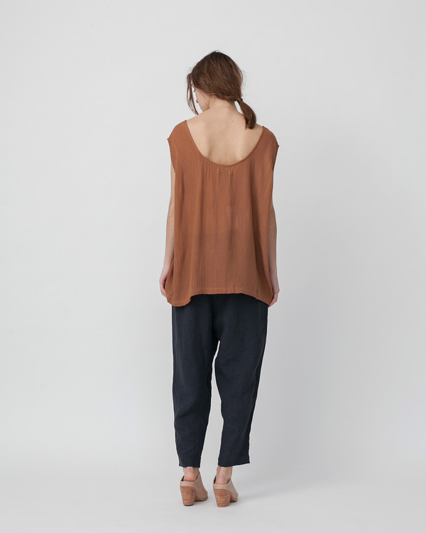 Revisited Matters Crushed Cotton Tank in Sienna Revisited Matters Crushed Cotton Tank in Sienna