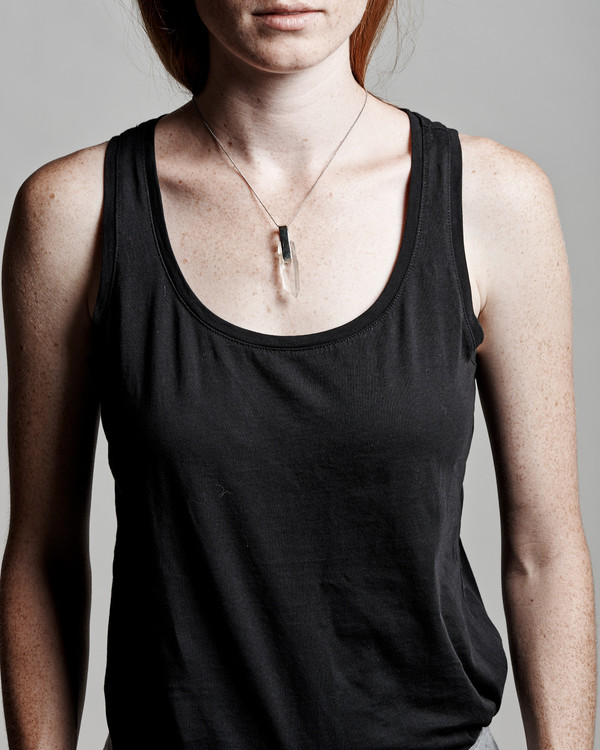 Casa del Mano Crystal Quartz Alpaca Necklace Casa del Mano Crystal Quartz Alpaca Necklace