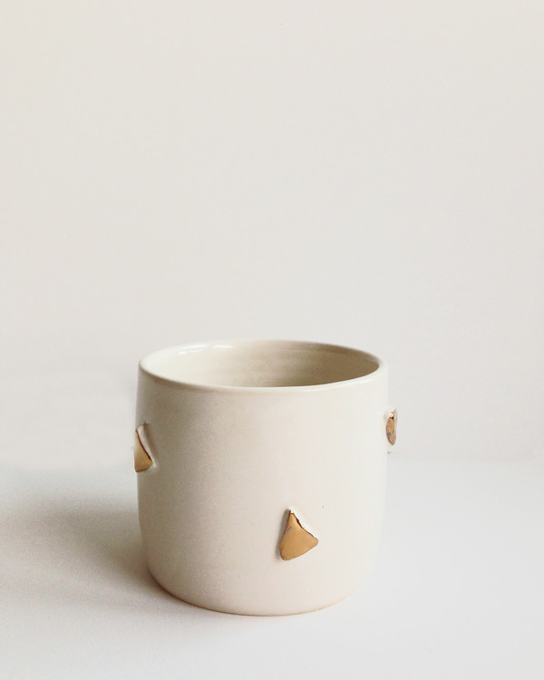Helen Levi F&F Exclusive Triangle ceramic planter Helen Levi F&F Exclusive Triangle ceramic planter