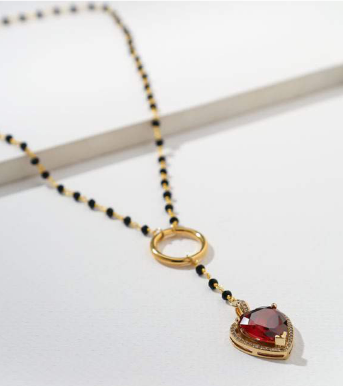 Vanessa Mooney Cherry Heart Rosary 