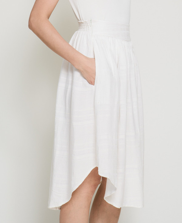Nico Nico Joplin Textured Skirt in Ice Nico Nico Joplin Textured Skirt in Ice