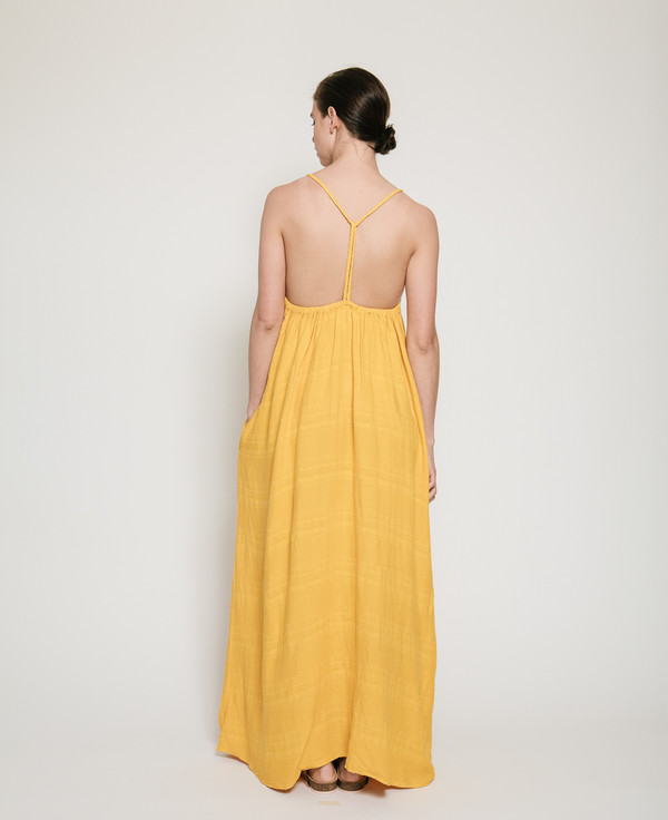 Nico Nico Mitchell Textured Dress in Mango Nico Nico Mitchell Textured Dress in Mango