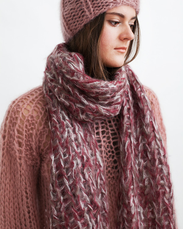 Maiami Mohair Melange Scarf Maiami Mohair Melange Scarf