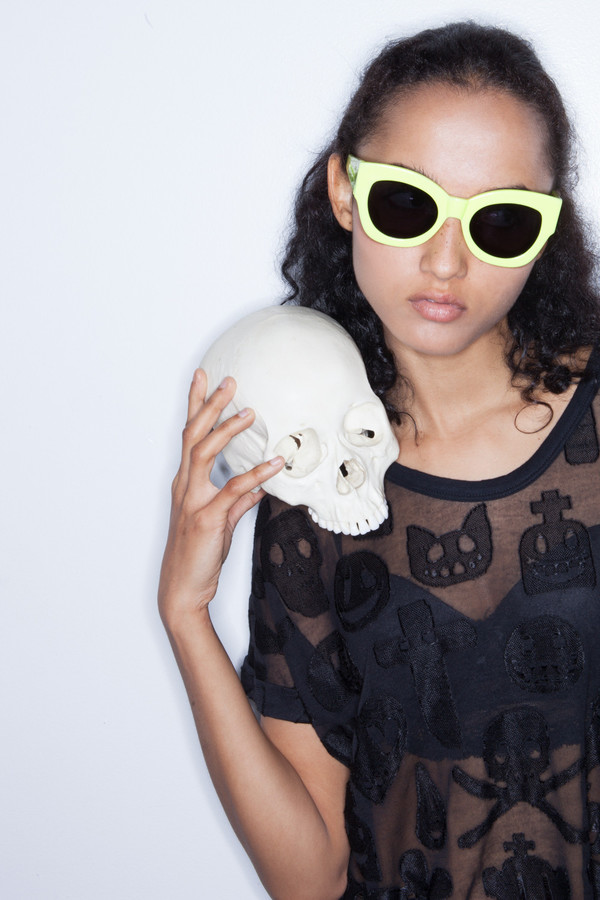 Karen Walker Northern Lights in Fluo yellow Karen Walker Northern Lights in Fluo yellow
