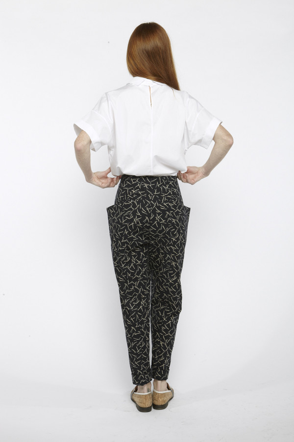 Suzanne Rae Printed Hip Pockets Pants Suzanne Rae Printed Hip Pockets Pants